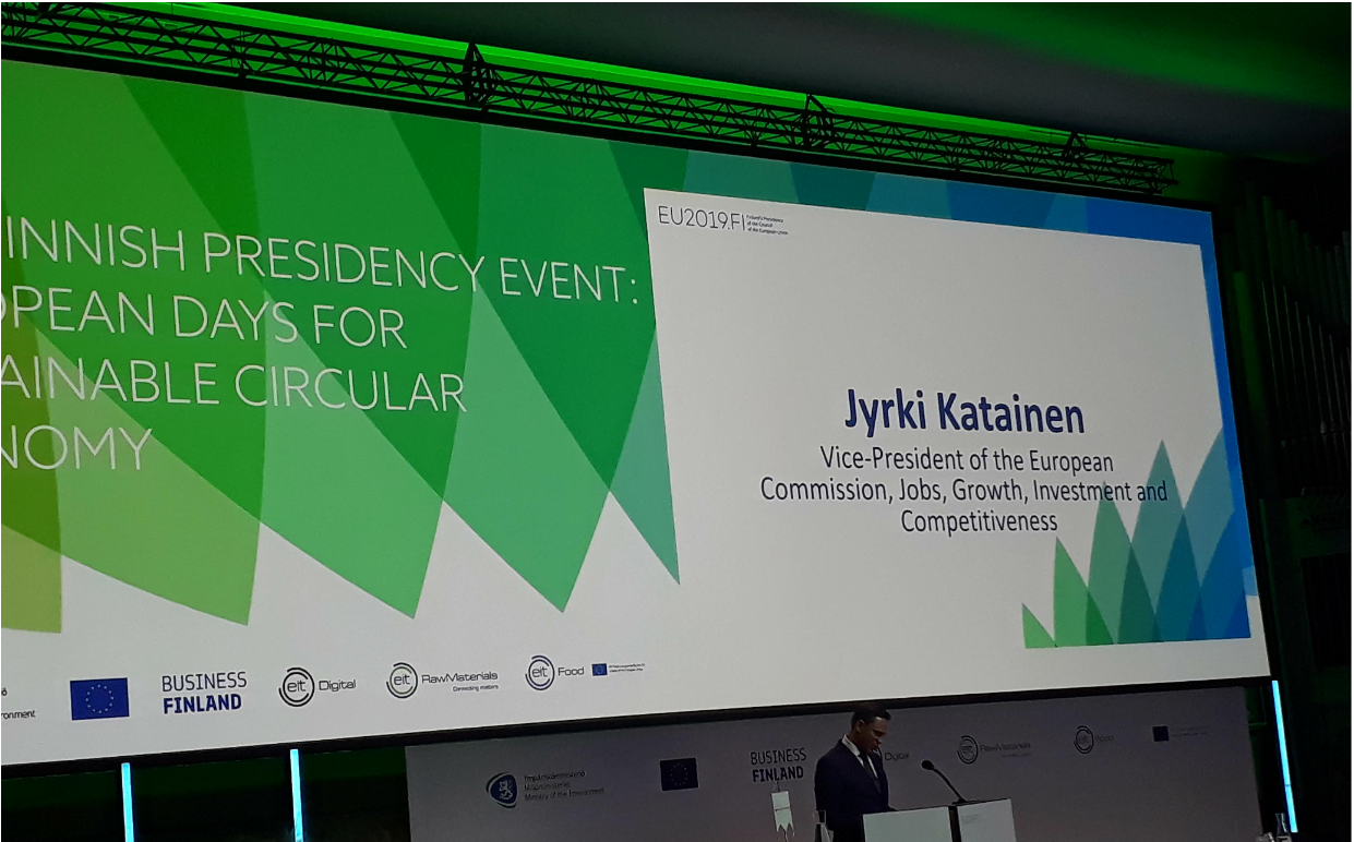Jyrki Katainen at EDSCE confrence